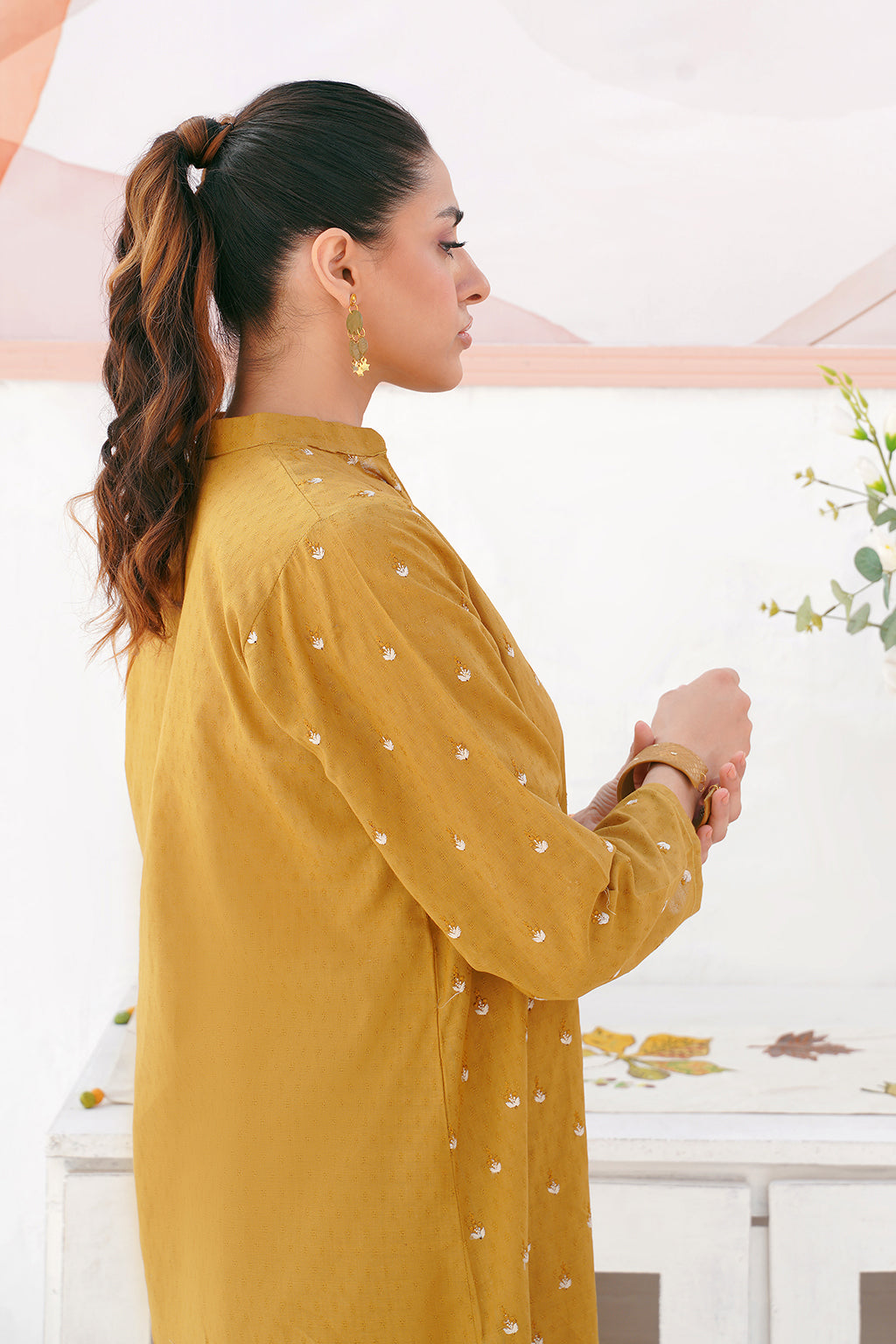 Luxe by Neeshay Pret Korean Raw Silk Fiore - Festive Collection